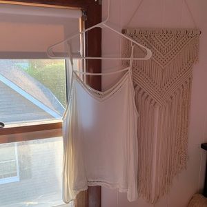 Cold Shoulder White Top